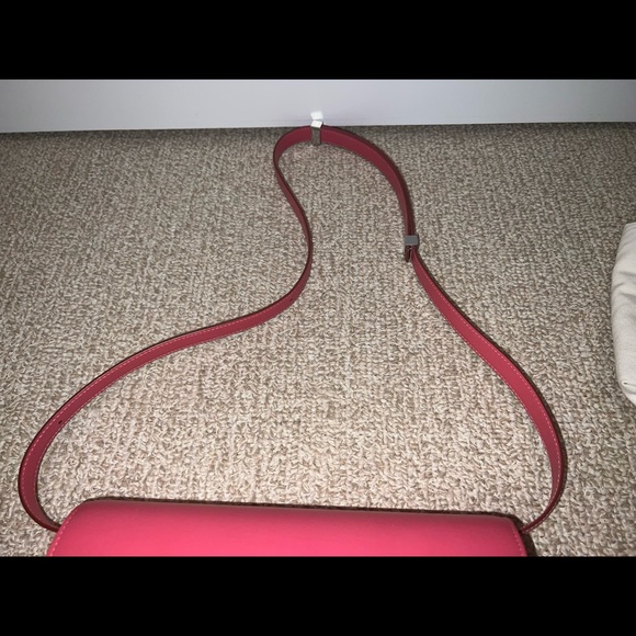 Celine Classic Box Medium Bubble Pink SilverHardware Smooth Leather Shoulder Bag - Picture 7 of 14